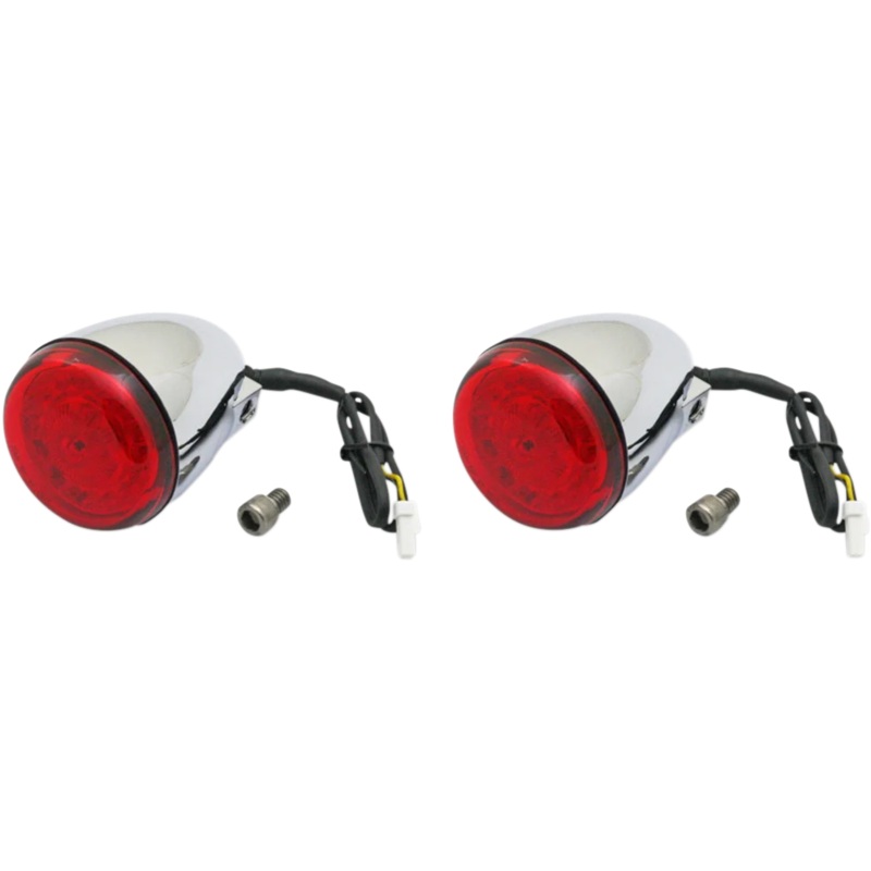 Custom Dynamics ProBEAM Turn Signals – Chrome/Red PB-IND-RTS-R-C