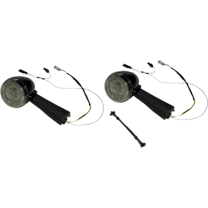 Custom Dynamics Rear LED Turn Signal Ringz – Smoke – Scout PB-SCOUT-RR-BS