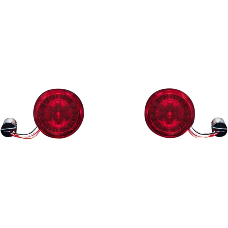 Custom Dynamics Rear Turn Signal Insert – 1157 Bases – Red PB-RR-1157