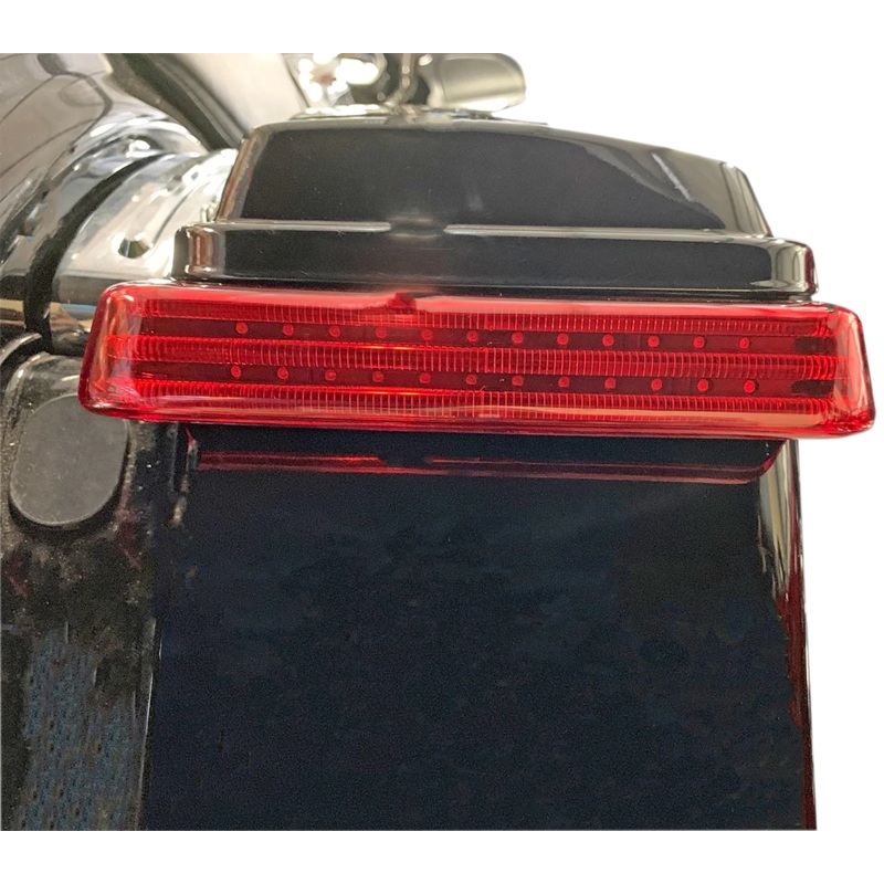 Custom Dynamics Saddlebag LED Lights – Sequential – Black/Red PB-SBSEQ-SS6-BR