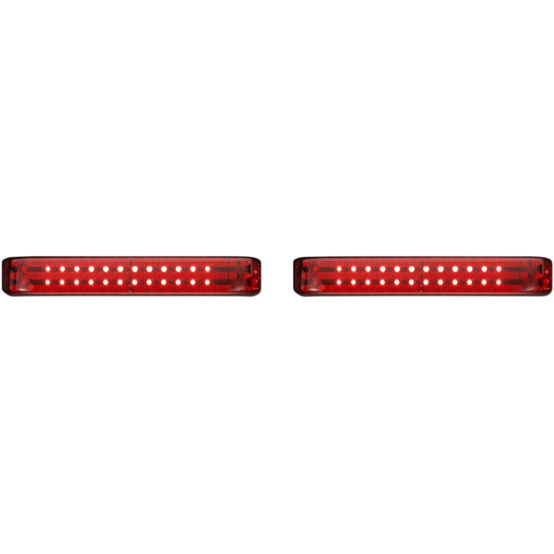 Custom Dynamics Saddlebag LED Lights – Sequential – Chrome/Red PB-SBSEQ-BCM-CR