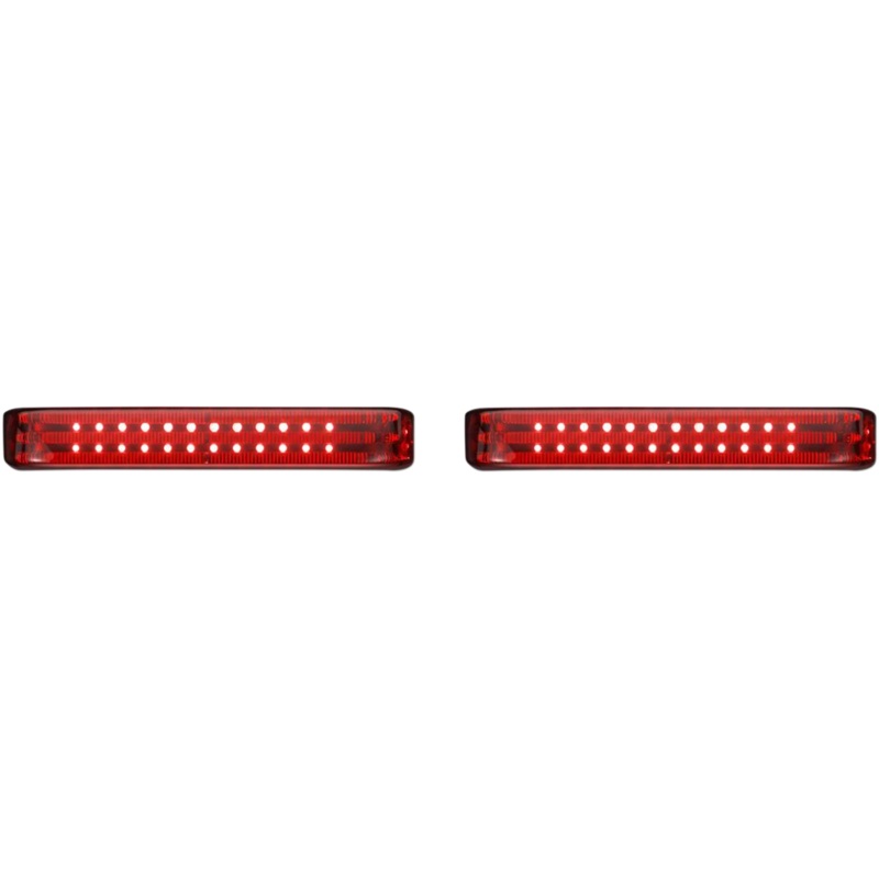 Custom Dynamics Saddlebag Lights – Black/Red PB-SB-HD-BR