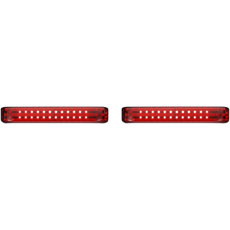 Custom Dynamics Saddlebag Lights – Chrome/Red PB-SB-HD-CR
