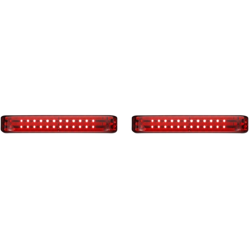 Custom Dynamics Saddlebag Lights – SS6 – Black/Red PB-SB-SS6-BR