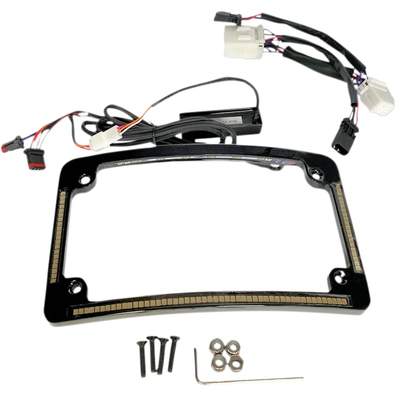 Custom Dynamics All in One License Plate Frame – Black TF05-HD-B