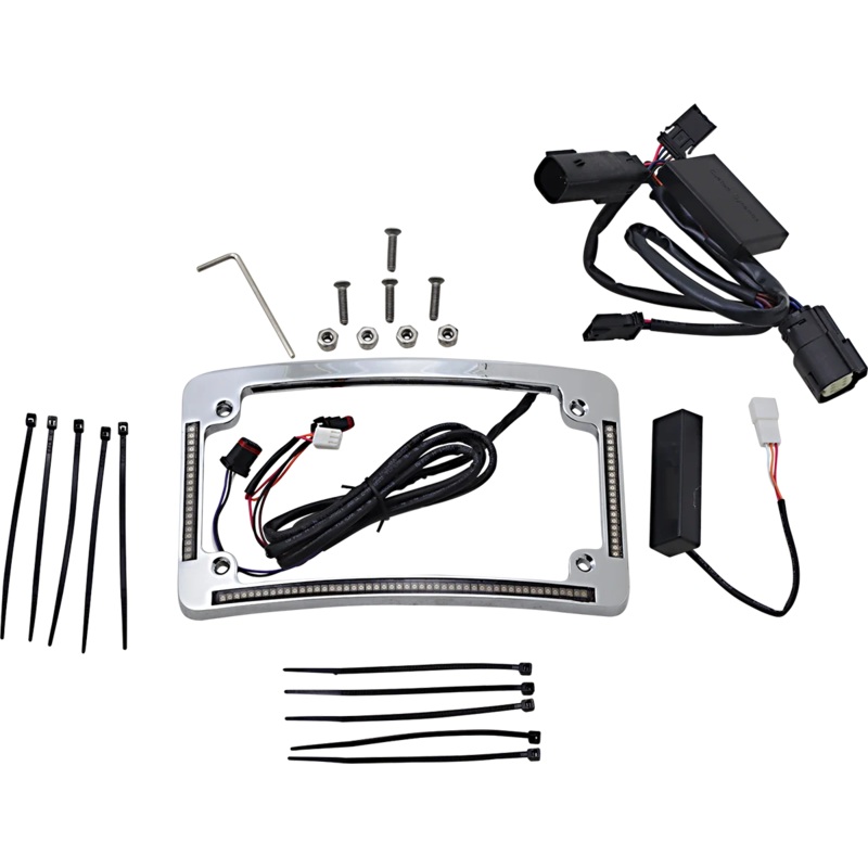 Custom Dynamics All in One License Plate Frame – Chrome TF05-BCM-C