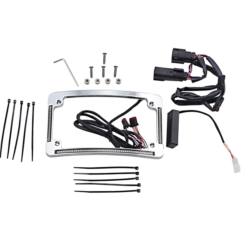 Custom Dynamics All in One License Plate Frame – Chrome TF05-BCM4-C