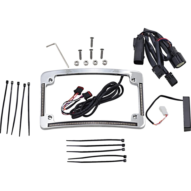 Custom Dynamics All in One License Plate Frame – Chrome TF05-SS6-C