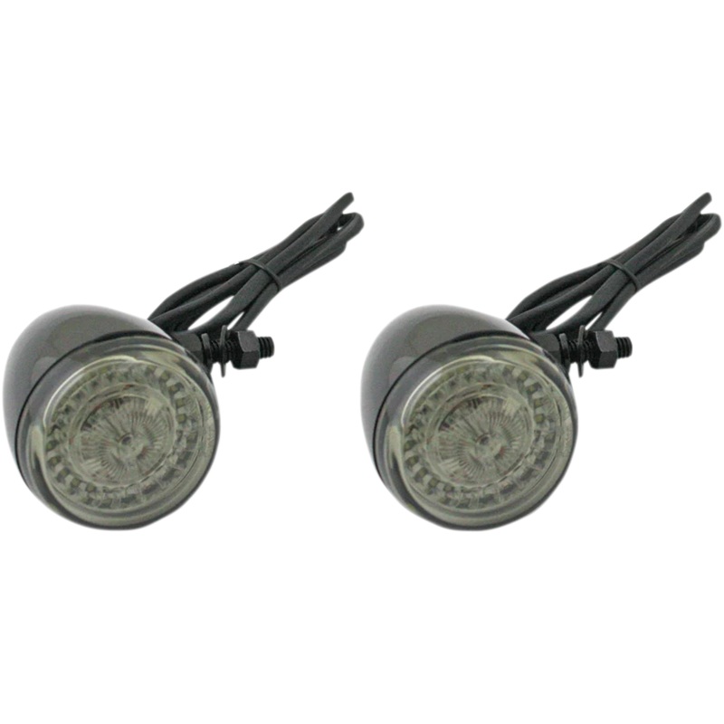 Custom Dynamics Front Turn Signal – Universal – Black PB-UNV-ECE-AW-B