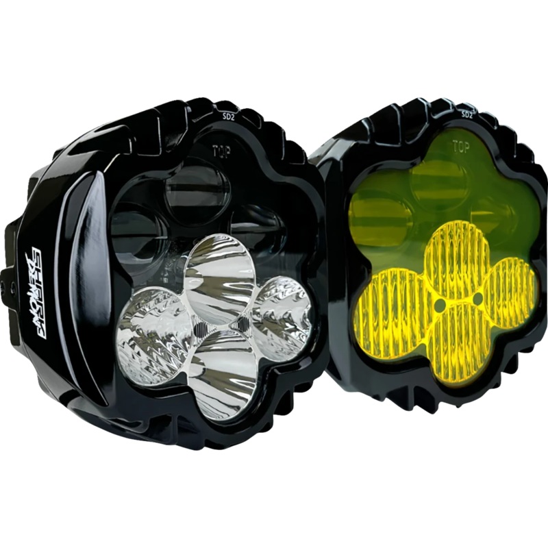 Custom Dynamics Headlight/Fog Light – Shark Demon – Road Glide SD2-RG-YW