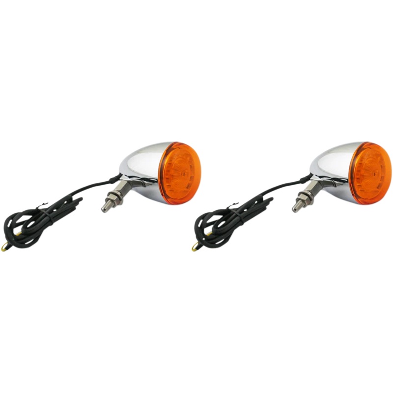 Custom Dynamics ProBEAM Universal Turn Signals – Chrome/Amber PB-UNV-TS-A-C