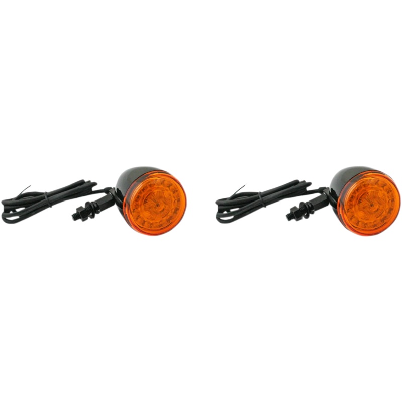 Custom Dynamics ProBEAM Universal Turn Signals – Gloss Black/Amber PB-UNV-TS-A-B