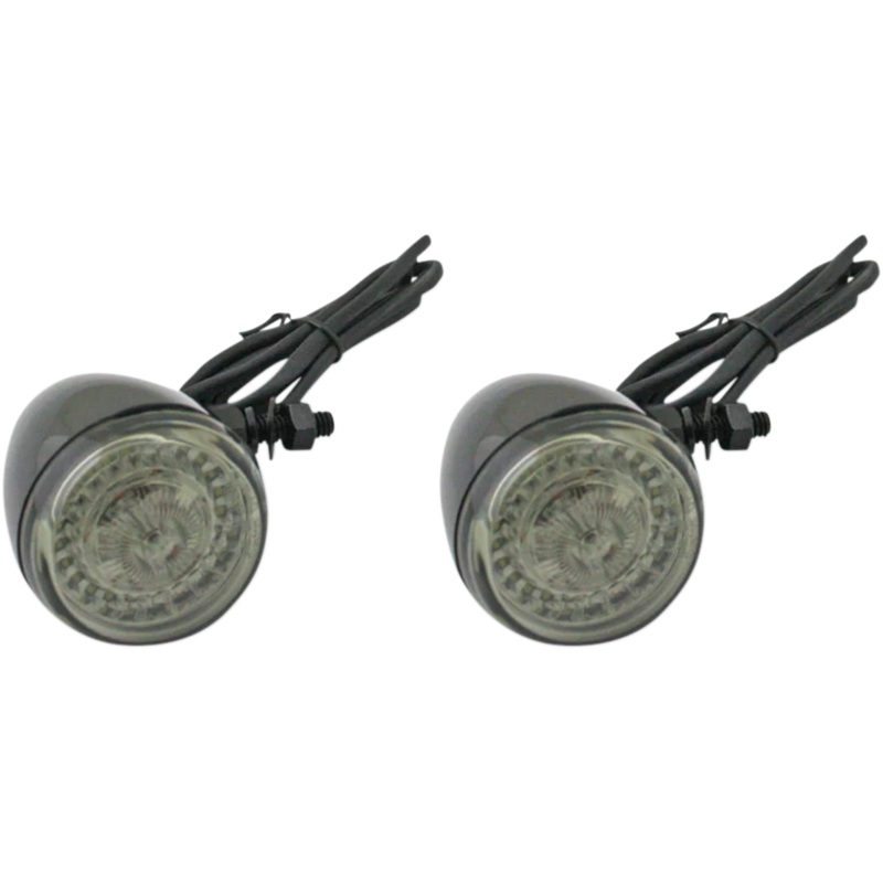 Custom Dynamics ProBEAM Universal Turn Signals – Gloss Black/Clear PB-UNV-FTS-AW-B