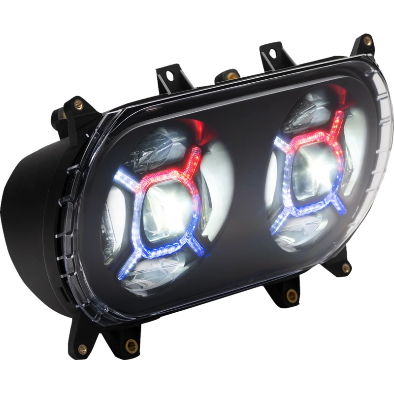 Custom Dynamics ProGLOW Headlight – Black – Road Glide PG-RG-B