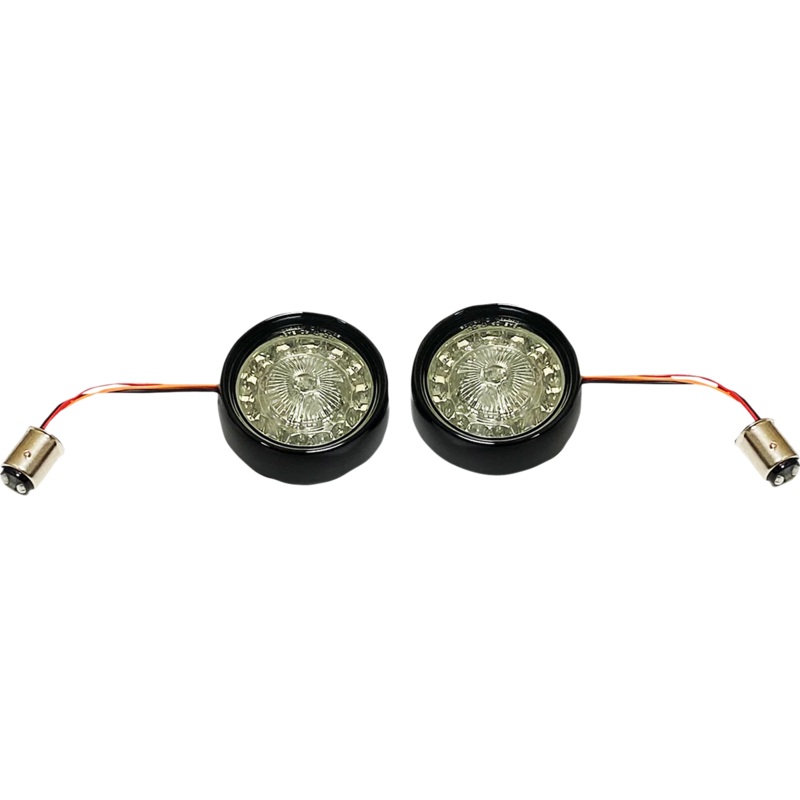Custom Dynamics Turn Signal Insert – Red/Smoke PBBB-RR-1157BS