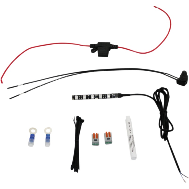 Custom Dynamics Cheese Wedge Light Kit – Red WEDGE-KIT-R