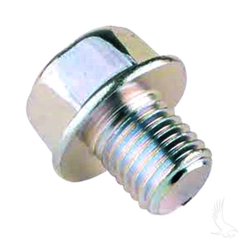 Yamaha G11, G16, G21-G23, G27, G29, Drive Golf Cart Drain Plug Screw – Gas 1996+