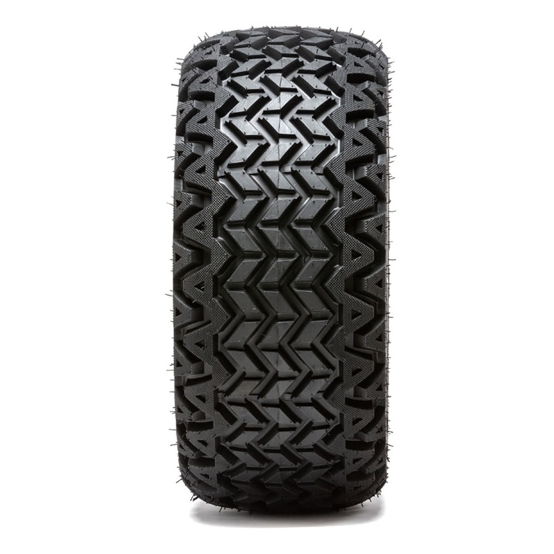 12″ GTW Tempest Black and Red Wheels with 23″ Predator A-T Tires  Set of 4