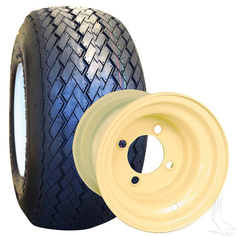 416/360 –  Steel –  Beige 8×7 Standard with RHOX Golf DOT –  18×8.5-8