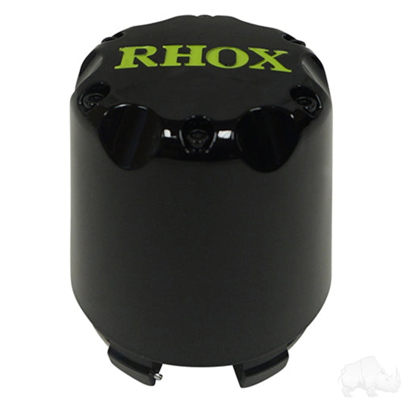 Center Cap – Black with Green RHOX