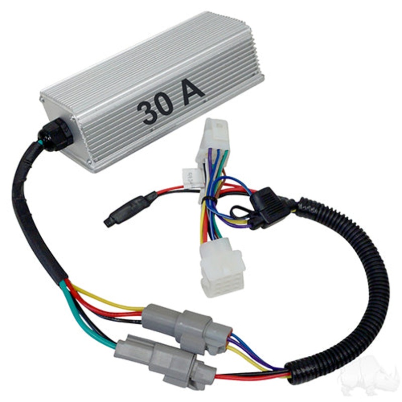 Club Car Precedent Golf Cart Voltage Reducer 36V-48V to 30A, 2008.5+