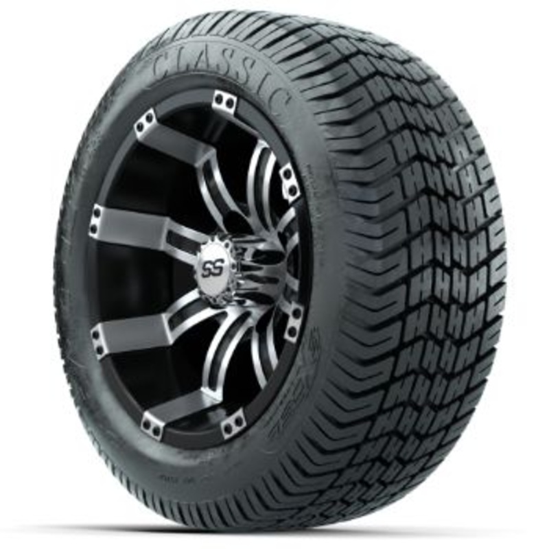GTW Tempest 12 in Wheels with 215/40-12 Excel Classic Street Tires – Set of 4