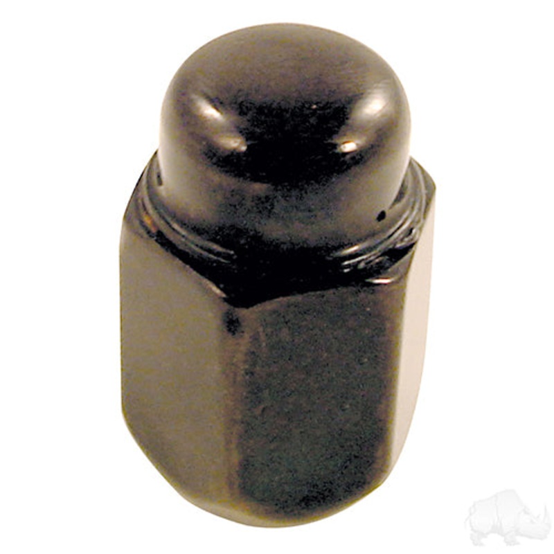 Lug Nut –  Acorn Flat Black Standard 1/2″-20