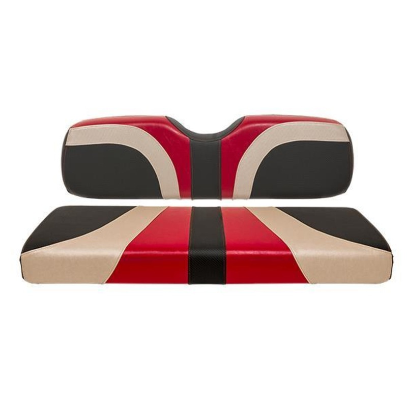 MadJax Blade Garnet/Champagne/Black Carbon Fiber Genesis 150 Rear Seat Cushions