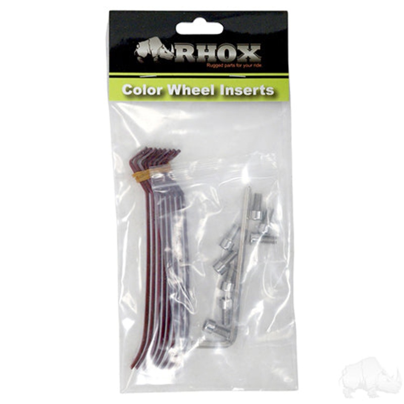 RHOX Color Wheel Insert – Burgundy – Bag of 8 for RX150 Series Wheels