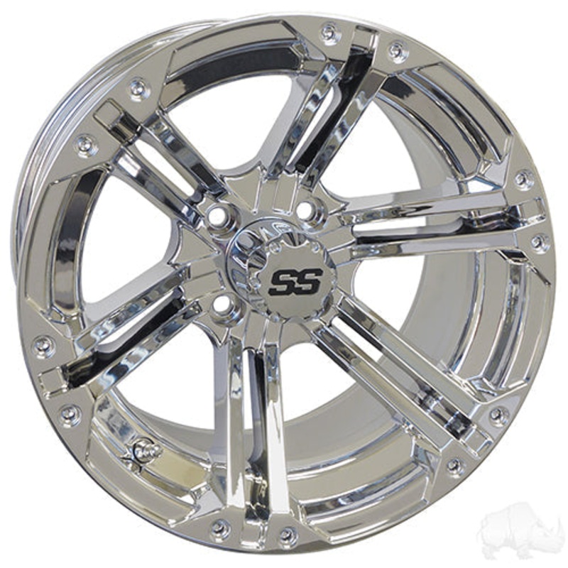 RHOX RX352 – Chrome w/ Center Cap – 14×7 ET-25