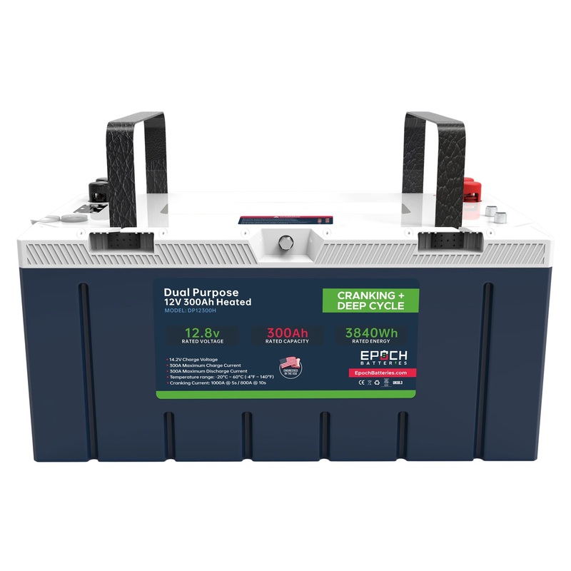 12V 300Ah Pro Series – LiFePO4 Cranking & Deep Cycle Lithium Battery (Dual Purpose)