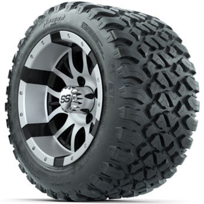 GTW Diesel 12 in Wheels with 20×10-R12 Nomad All-Terrain Tires – Set of 4