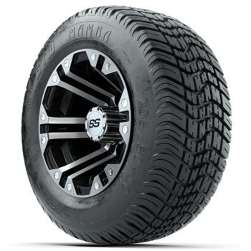 GTW Specter 10 in Wheels with 205/50-10 Mamba Street Tires – Set of 4