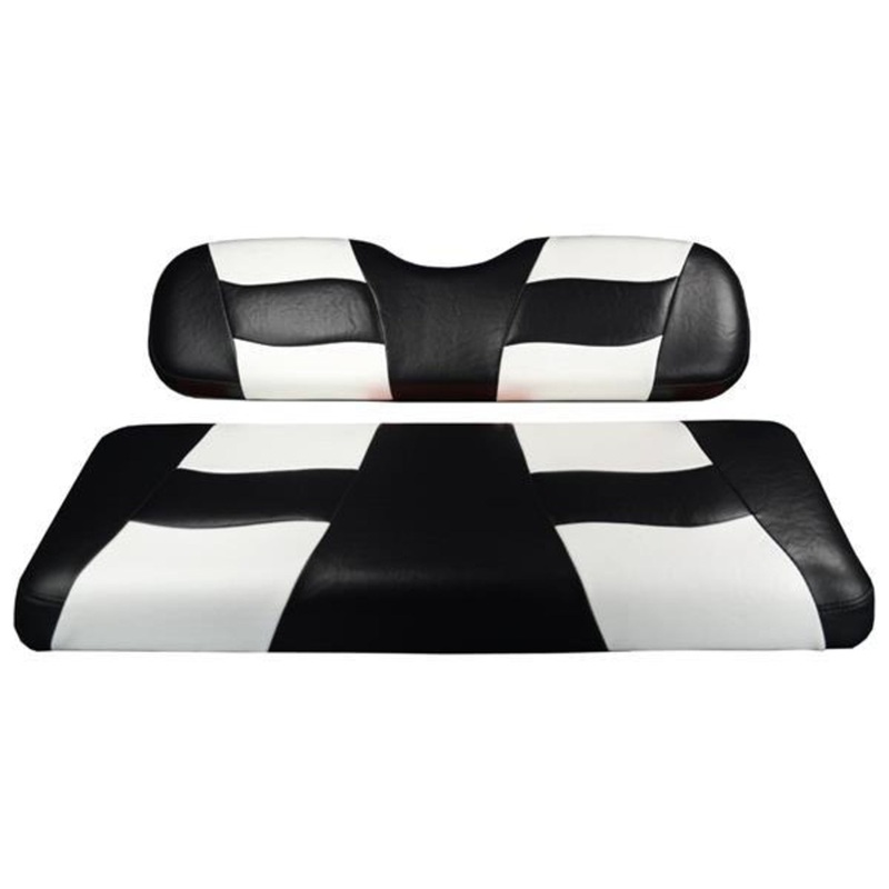 MadJax Riptide Black/White Two-Tone Genesis 150 Rear Seat Cushions
