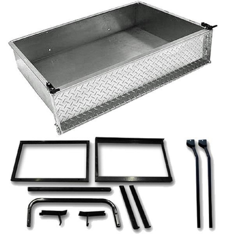 GTW Aluminum Cargo Box Kit For Club Car Precedent (Years 2004-Up)