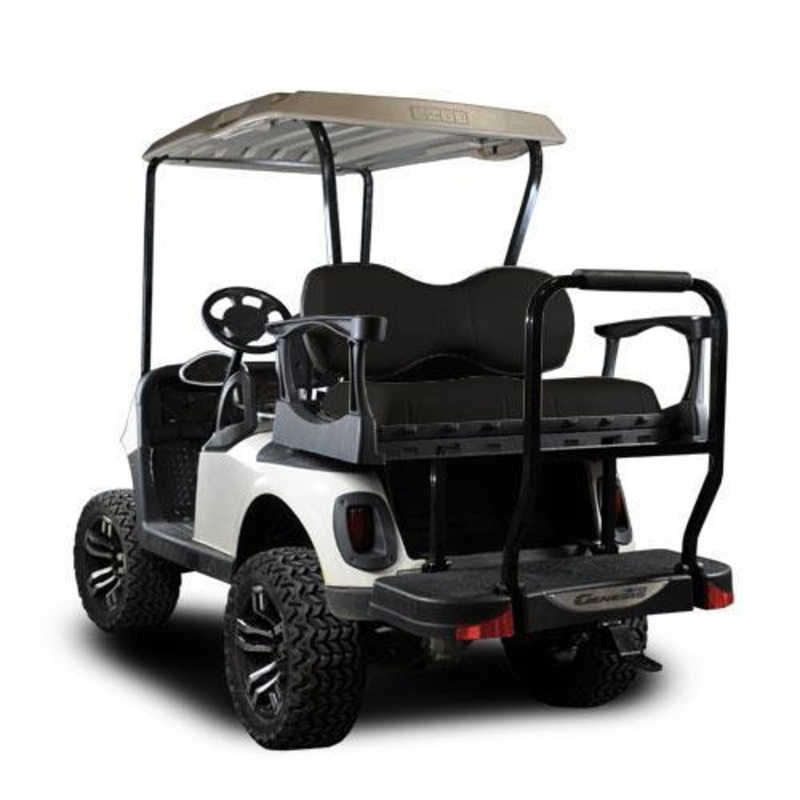 MadJax Genesis 250 with Standard Black Steel Rear Flip Seat – EZGO RXV