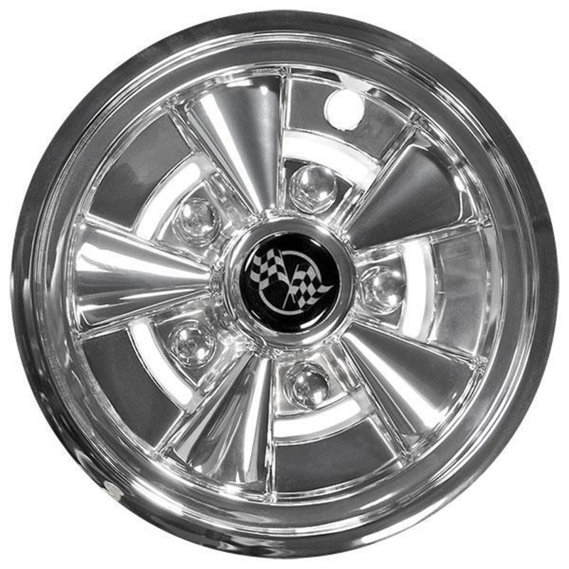 10″ Rally Classic Chrome Wheel Cover (Universal Fit)