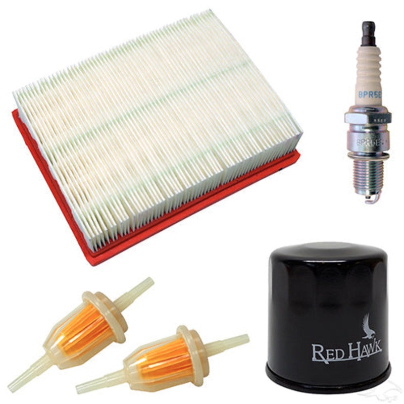 Club Car DS Golf Cart Maintenance Kit – (Filters & Spark Plug)