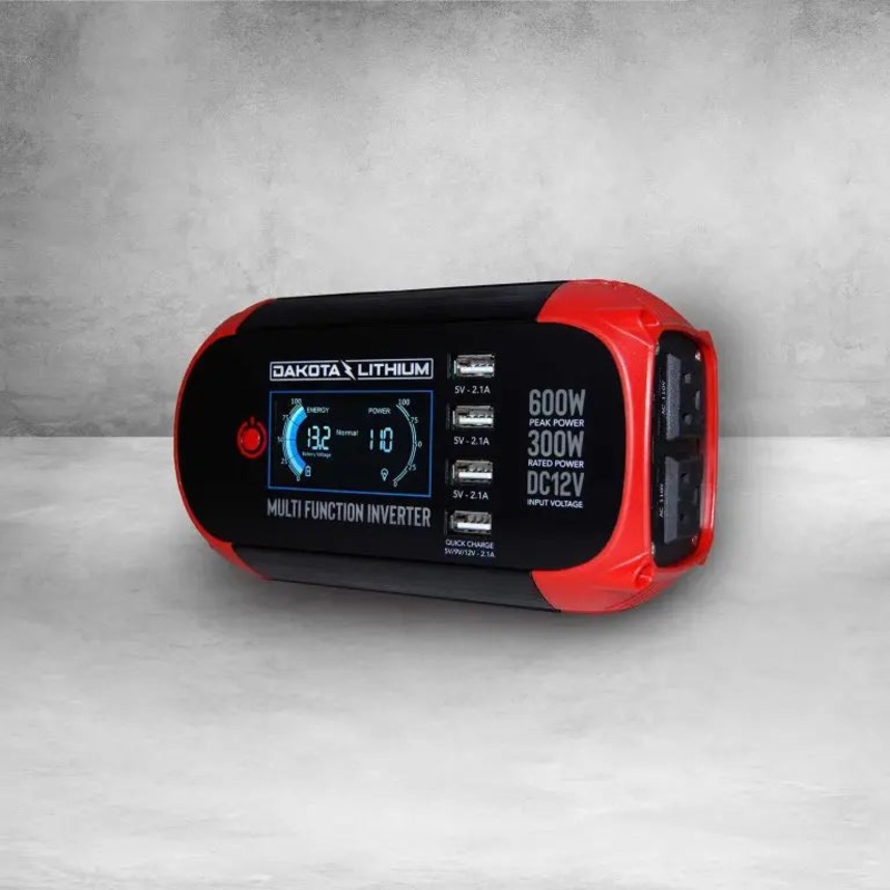 Dakota DAKOTA LITHIUM MULTI FUNCTION 300W POWER INVERTER DC 12V TO 110V AC CONVERTER