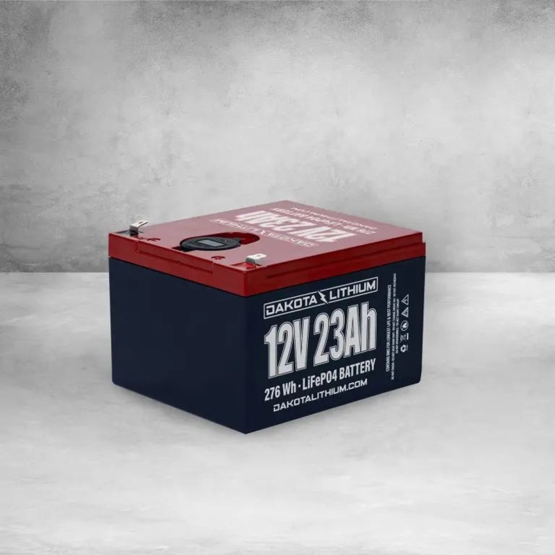 DAKOTA LITHIUM 12V 23AH BATTERY WITH DUAL USB PORTS & VOLTMETER None