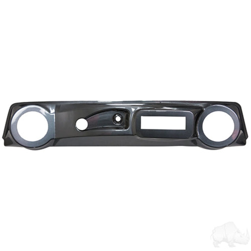 Golf Cart Dash –  Deluxe with Radio/Speaker Cutout –  Carbon Fiber –  Club Car DSORIGINALDASH-1005