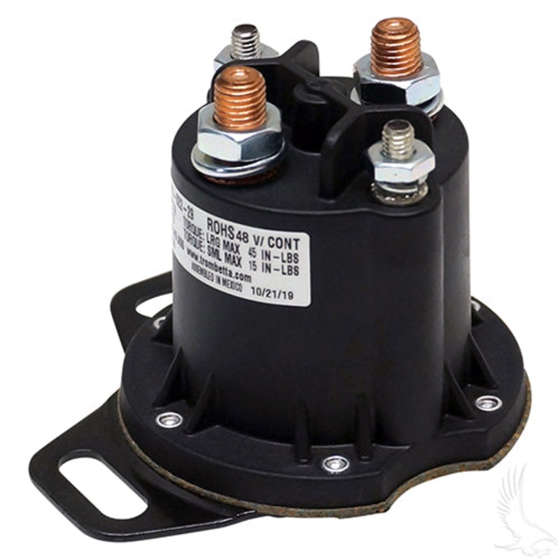 Golf Cart Solenoid – 48V 4 Terminal – E-Z Go RXV 4.24.16+ Electric – Curtis Controller