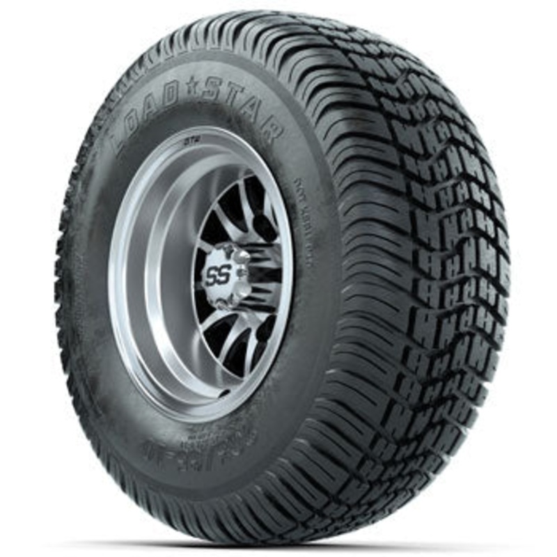 GTW Medusa 10 in Wheels with 205/65-10 Kenda Load Star Tires – Set of 4