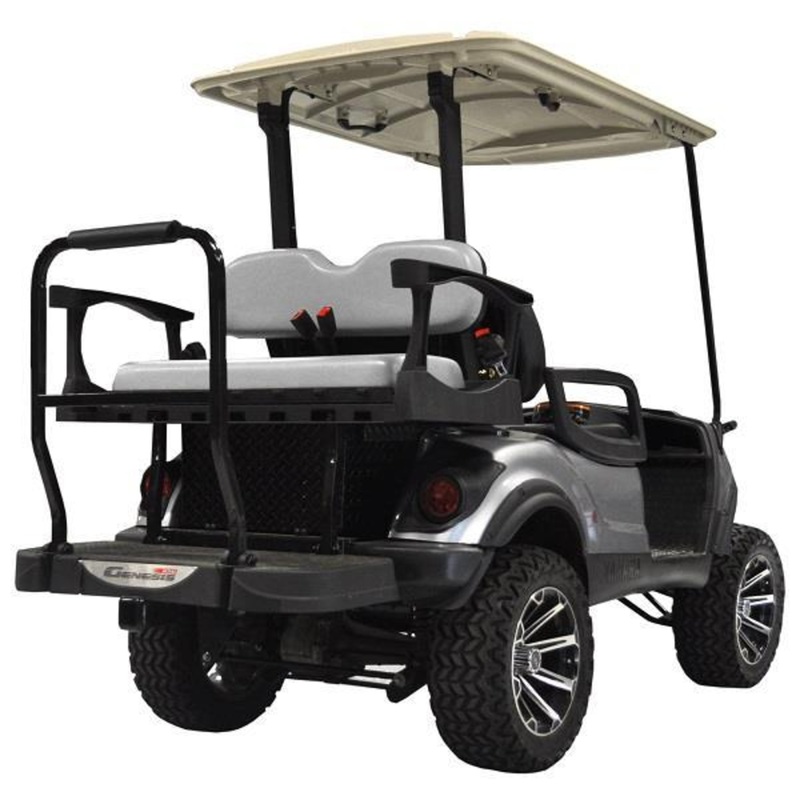 MadJax Genesis 250 with Standard Grey Steel Rear Flip Seat – Yamaha G29/Drive