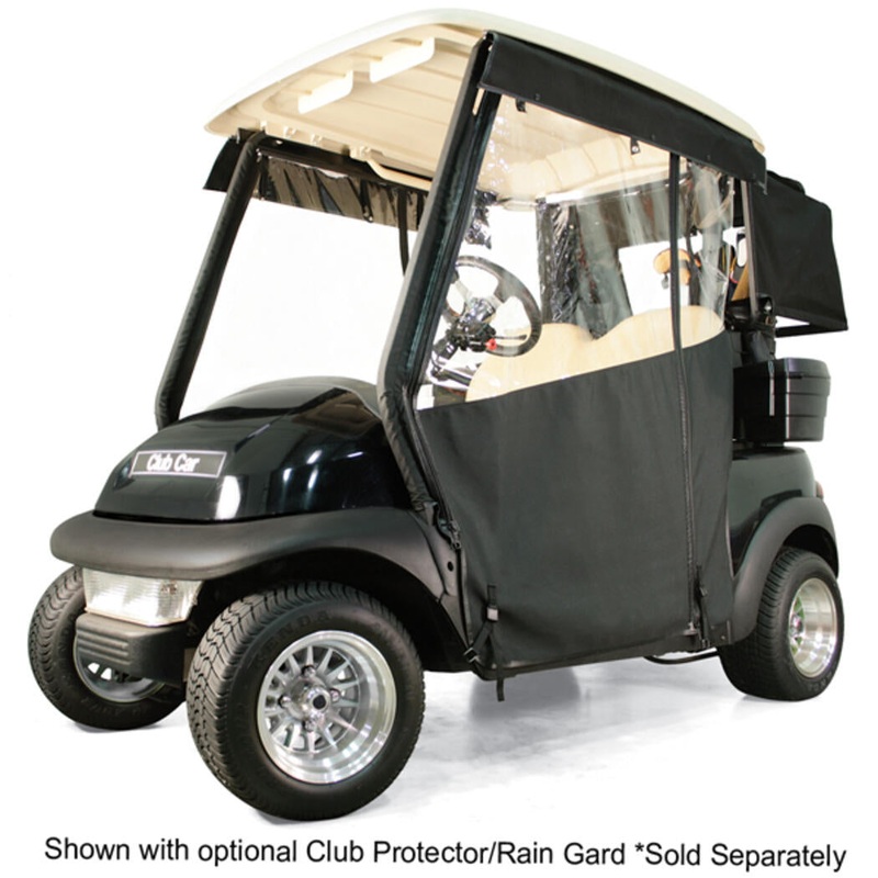 RedDot Chameleon 2 Passenger Track Style Black Enclosure  Club Car