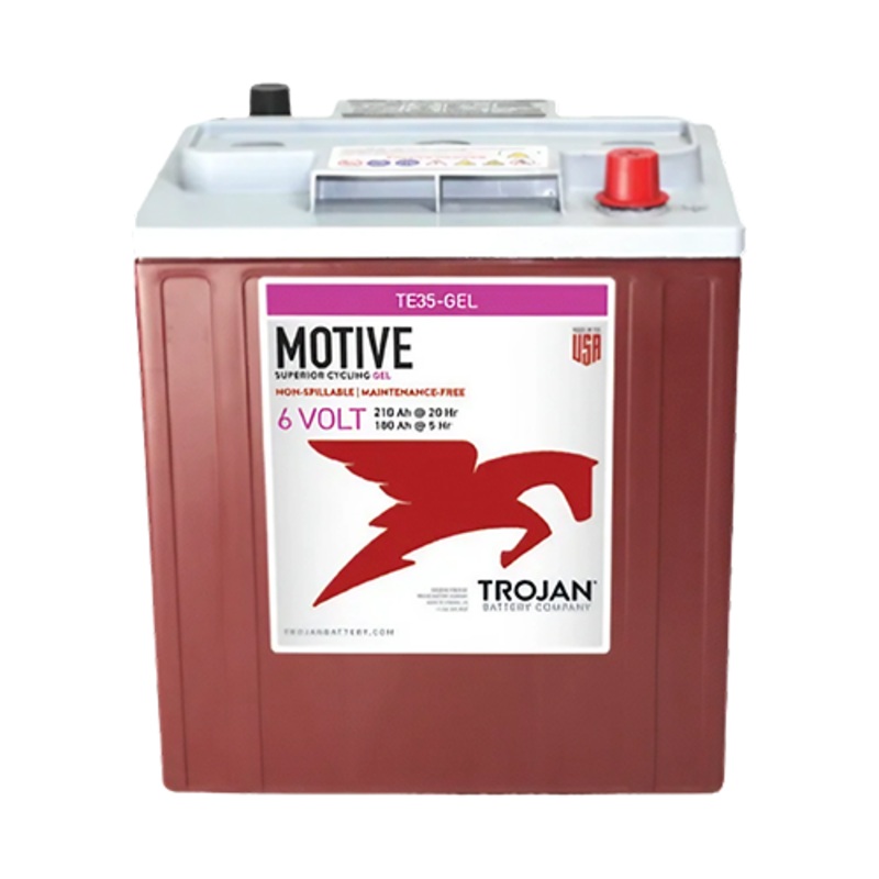 Trojan Motive TE35-GEL 210Ah 6VDC Group DIM Deep-Cycle Gel Battery
