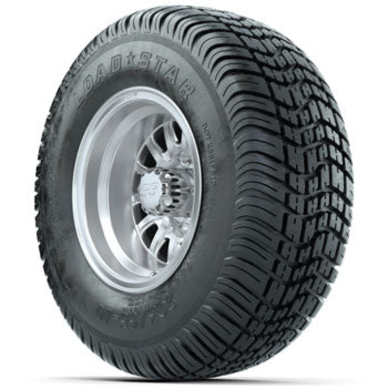 GTW Medusa Wheels 10 in Wheels with 205/65-10 Kenda Load Star Tires – Set of 4