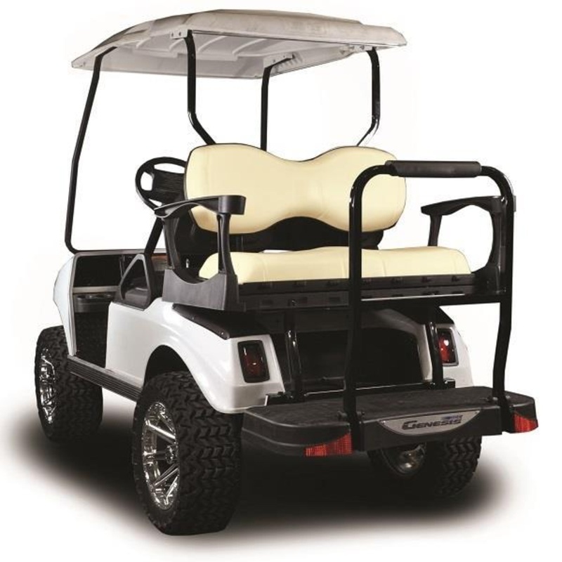MadJax Genesis 250 with Deluxe Buff Steel Rear Flip Seat  Club Car DS