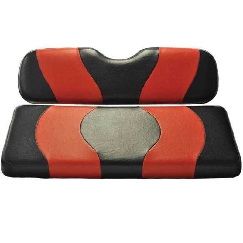 MadJax Wave Black/Red Two-Tone Genesis 150 Rear Seat Cover