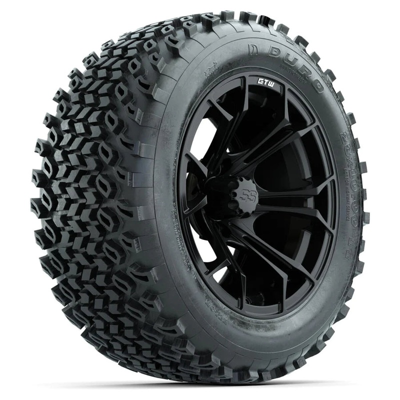 Set of (4) 14 in GTW Spyder Wheels with 23×10-14 Duro Desert All-Terrain Tires